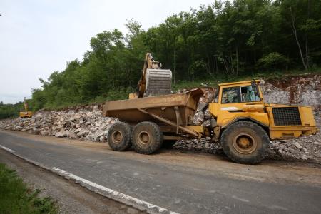 REKONSTRUKCIJA CESTE GRAHOVO BLOŠKA POLICA 05 FOTO LJUBO VUKELIČ